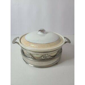 Vintage Fraunfelter Baking Dish With Serving Tray